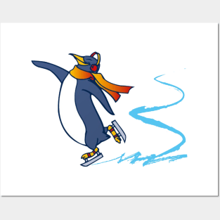 Penguins sunny day Posters and Art